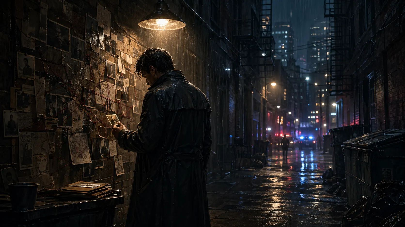 Mystery Thriller genre hero art