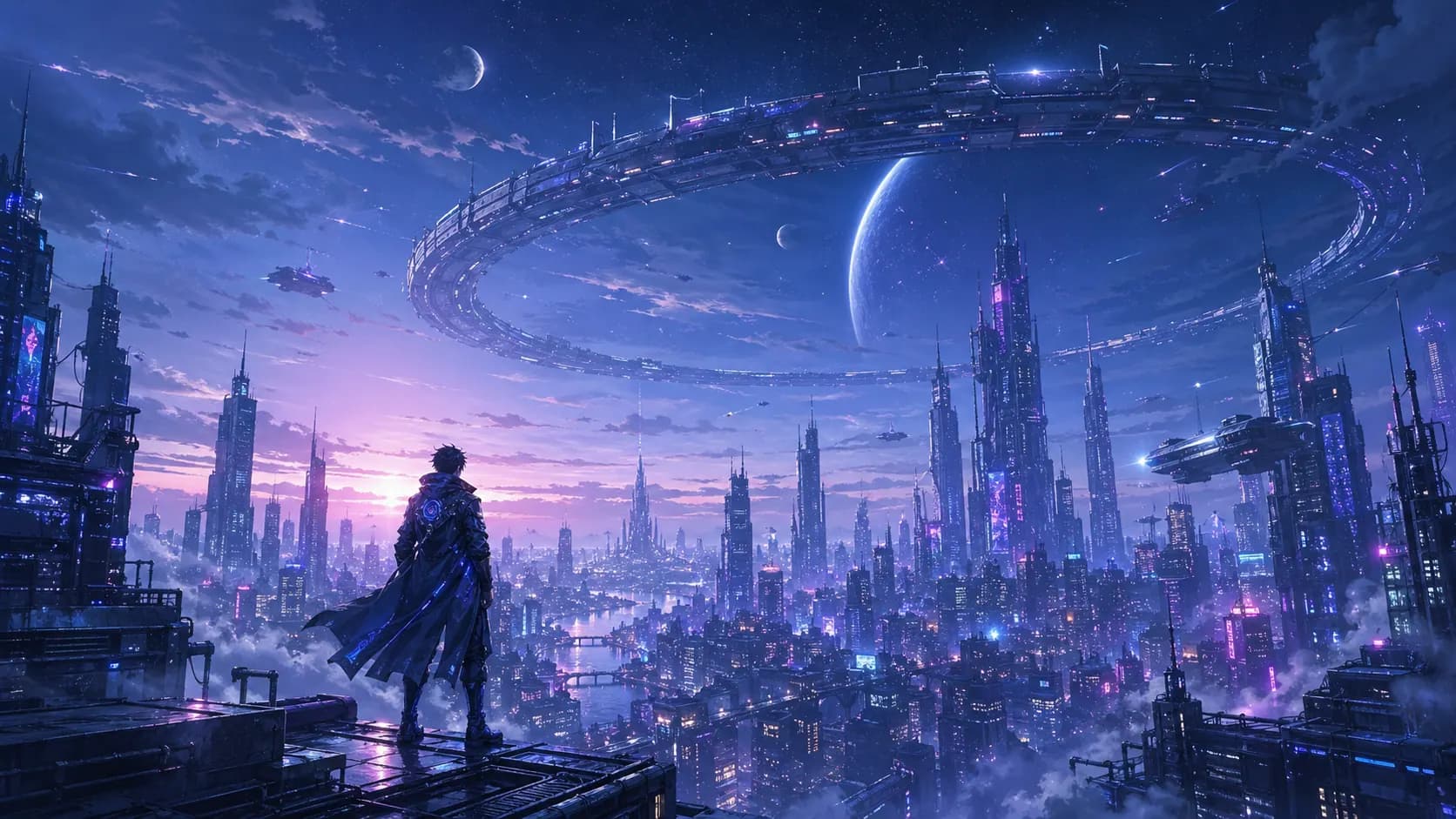 Sci-Fi genre hero art