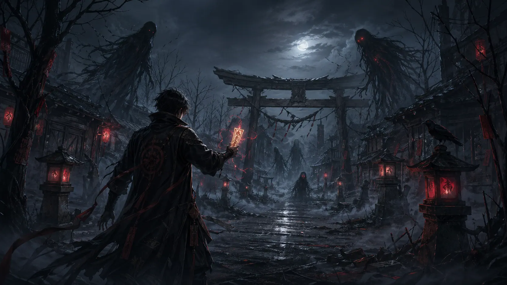 Supernatural Horror genre hero art