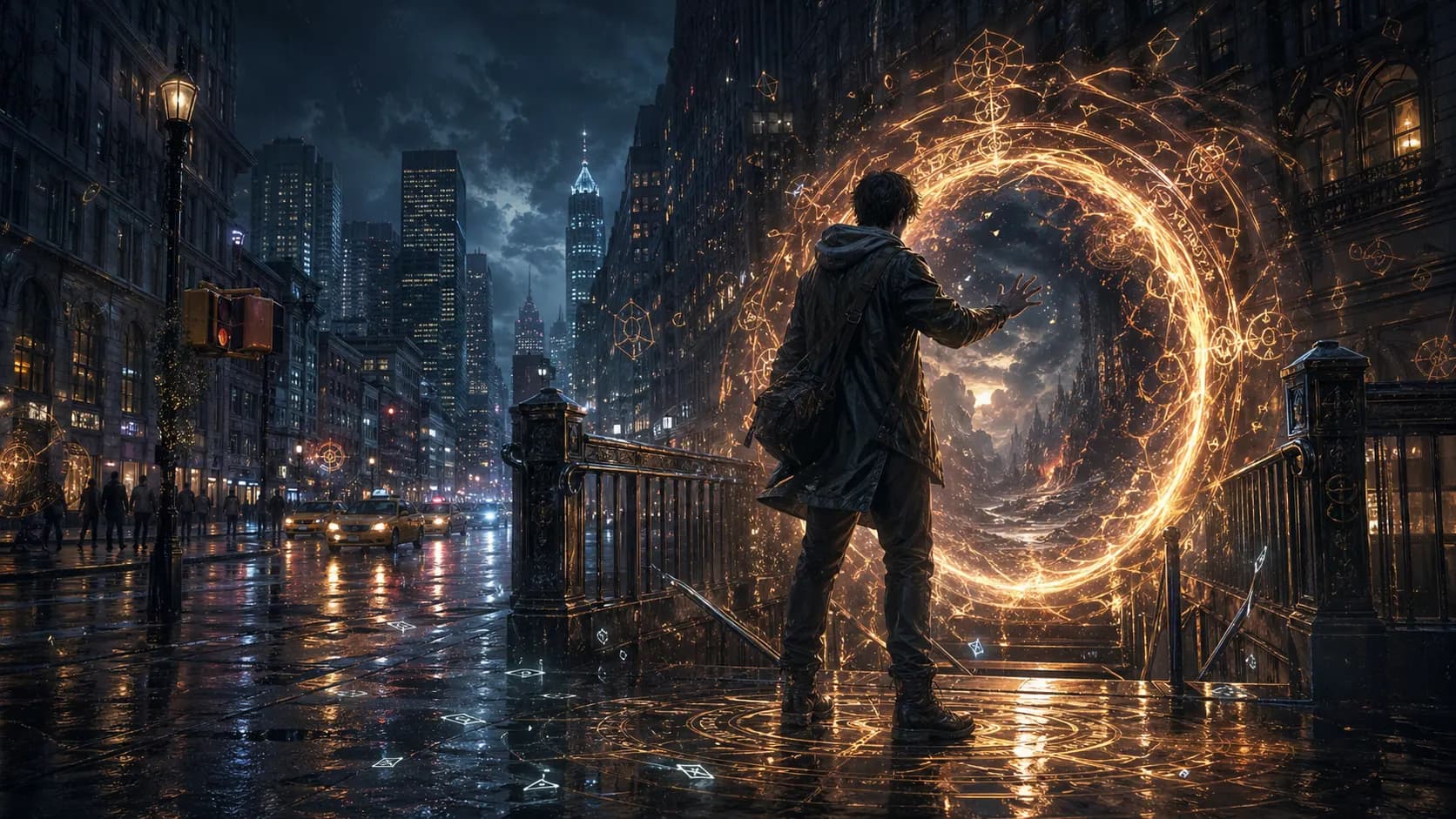 Urban Fantasy genre hero art